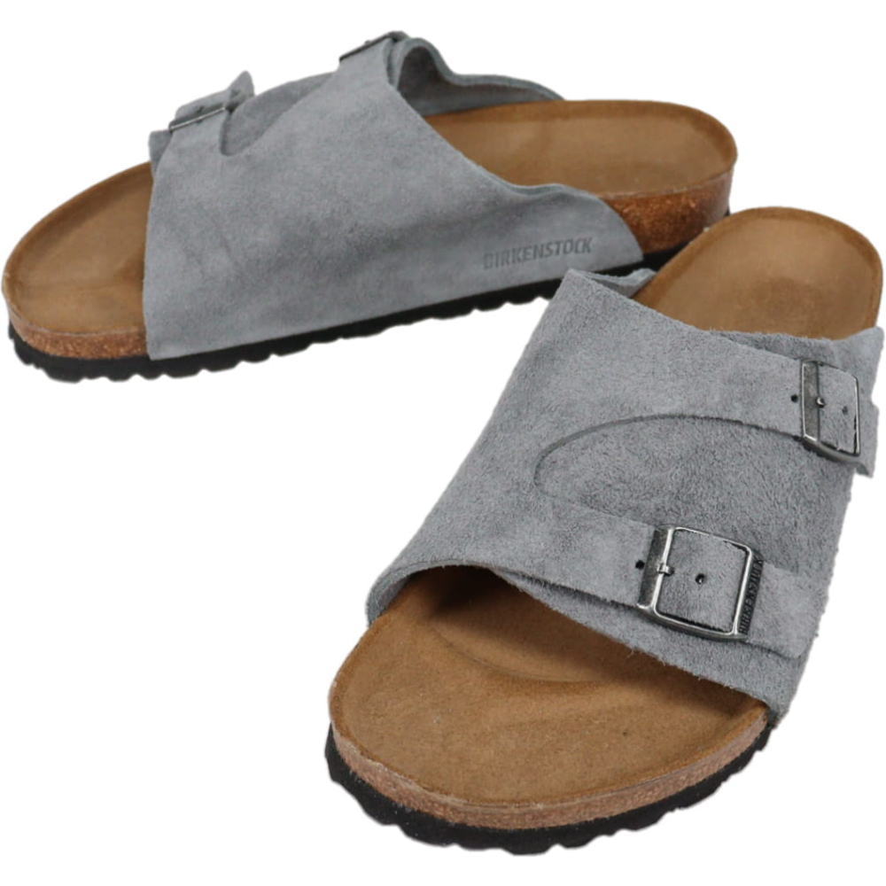 Rakuten - 5月限定！最大全額ポイント還元※要エントリー ビルケンシュトック BIRKENSTOCK サンダル チューリッヒ Zurich バサルトグレイ 1030670 レギュラー幅【GJFO】