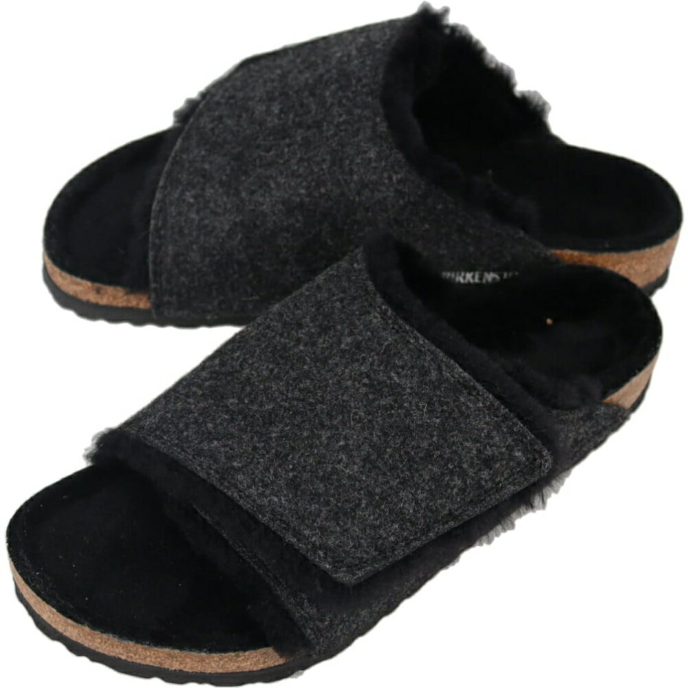 ビルケンシュトック BIRKENSTOCK サンダル ソラナ シアリング Solana Shearing アンスラサイト 1030823 レギュラー幅【GKOF】