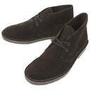 クラークス Clarks メンズ デザートブーツ エヴォリューション DESERT BOOT EVO ダークブラウンスエード 26166784 【GGFF】