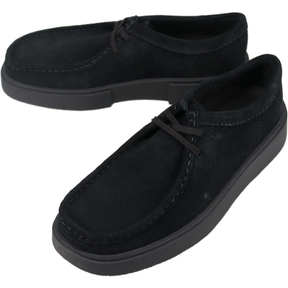 【最大全額ポイント還元※要エントリー】クラークス Clarks メンズ トービュー Torview ブラックスエード 26183435【GJOM】