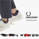 【最大100%ポイントバック 5/1-5/31限定※要エントリー】フレッドペリー FRED PERRY 靴下 ティップド リブ アンクル Tipped Rib ...