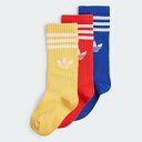 【最大100%ポイントバック 5/1-5/31限定※要エントリー】子供 アディダス adidas 靴下 キッズ クルーソックス 3足組 CREW SOCK 3P...