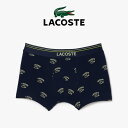 【最大100%ポイントバック 5/1-5/31限定※要エントリー】ラコステ LACOSTE 全面プリント ストレッチコットントランクス 5H4742-10 ID...