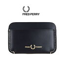 【最大100%ポイントバック 5/1-5/31限定※要エントリー】フレッドペリー FRED PERRY ボックス レザー カードホルダー Box Leather...