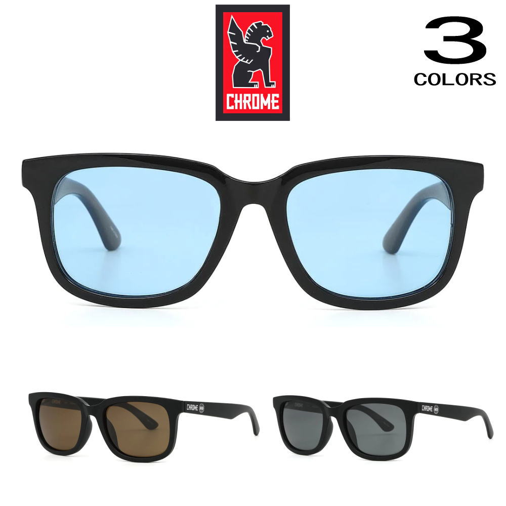 クローム CHROME サングラス タイプ P SUNGLASS TYPE P JP223 GBKLBL（GLOSS/BLACK/LT.BLUE）MBKBR（MATT/BLACK/BROWN）MBKSMK（MATT/BLACK/SMOKE）［C］