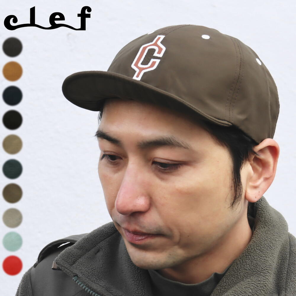 定番 Clef クレ RB3576 60/40 B.CAP 60/40 ビー キャップ C.GRY（チャコールグレー） BEG（ベージュ） NVY（ネイビー） BLK（ブラック） TAN（タン） GRN（グリーン） OLV.DRAB（オリーブドラブ） L.GRY（ライトグレー） B.GRY（ブルーグレー） RED（レッド） 