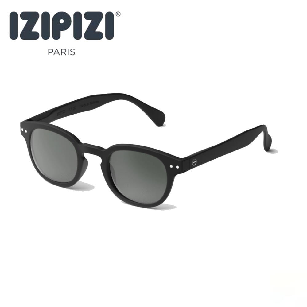 Rakuten - 5月限定！最大全額ポイント還元※要エントリー 定番 イジピジ IZIPIZI サングラス SUN #C ブラック BLACK ライトスモークレンズ 3701210433554［C］【GHOJ】