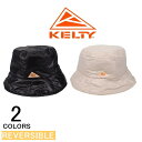 【最大100%ポイントバック 5/1-5/31限定※要エントリー】KELTY ケルティ キルティング バケット ハット ブラック ベージュ KE24215088...