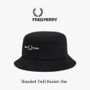 【最大100%ポイントバック7月限定※要エントリー】フレッドペリー FRED PERRY 帽子 ブランド ツイル バケットハット Branded Twill Bucket Hat HW9666 102【GJOG】