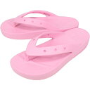【最大100%ポイントバック7月限定※要エントリー】crocs クロックス WOMEN’S CLASSIC PLATFORM FLIP クラシック プラットフォ...