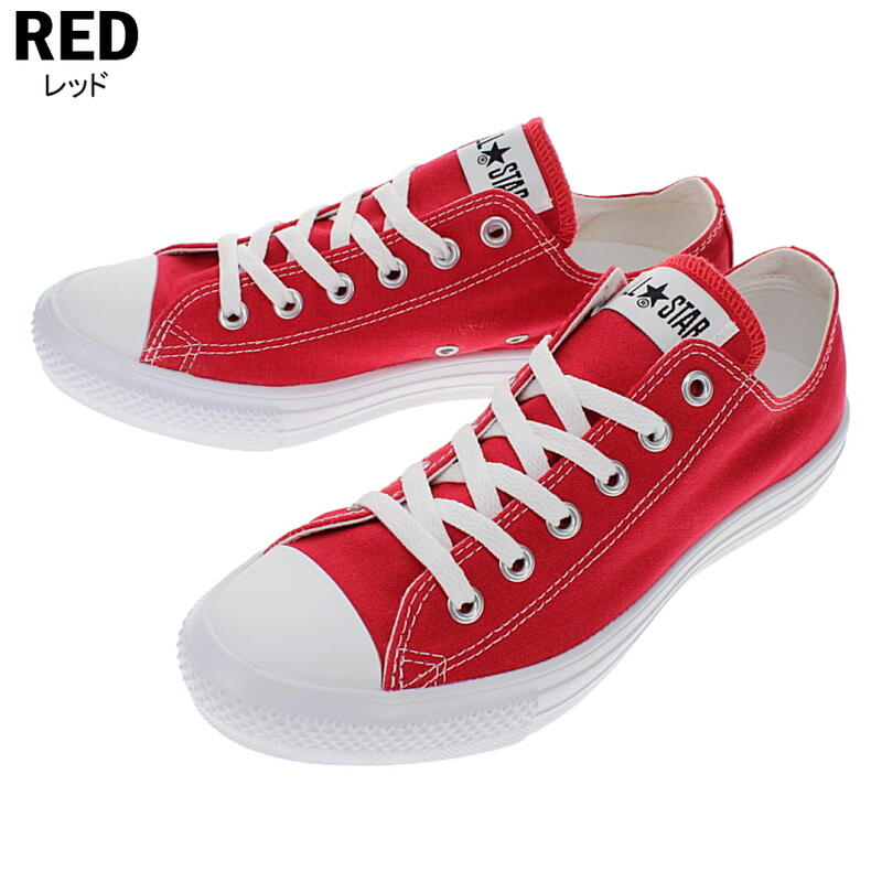 コンバース CONVERSE スニーカー オールスター ライト オックス ALL STAR LIGHT OX レッド ネイビー