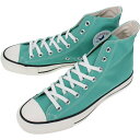 Ro[X CONVERSE Xj[J[ LoX I[X^[ Wp nC CANVAS AS J HI ~g O[ MINT GREEN { all star Y fB[X nCJbg yGGFFz