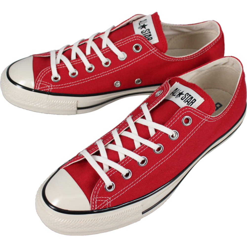 コンバース CONVERSE スニーカー オールスター US オックス ALL STAR US OX クラシックレッド 1SD423