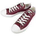 コンバース CONVERSE スニーカー オールスター ライト オックス ALL STAR LIGHT OX ダークチェリー 1SD546