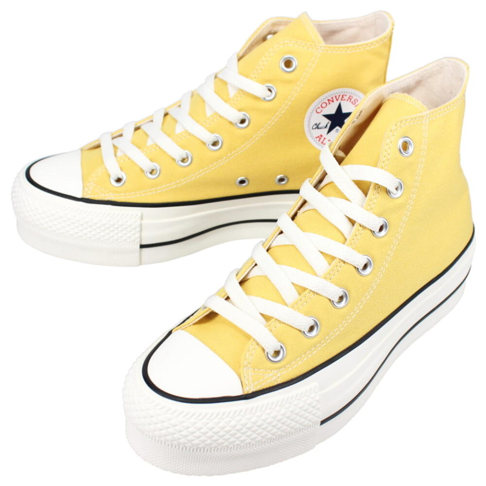 コンバース CONVERSE スニーカー オールスター R リフテッド ハイ ALL STAR R LIFTED HI エッグイエロー【GHOM】