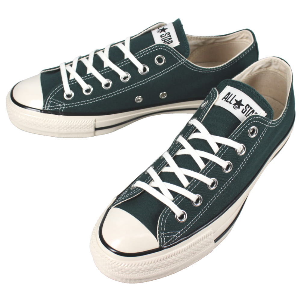 コンバース スニーカー オールスター US オックス CONVERSE ALL STAR US OX フォレストグリーン 1SD738【GHON】