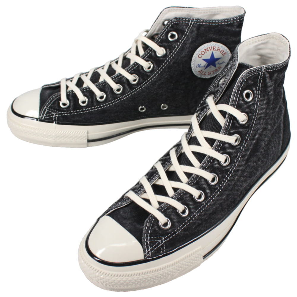 楽天すにーかー倉庫【最大100％ポイントバック 6/1-6/30限定※要エントリー】コンバース CONVERSE スニーカー オールスター US エイジドデニム ハイ ALL STAR US AGEDDENIM HI エイジドブラック 1SD864【GHFG】