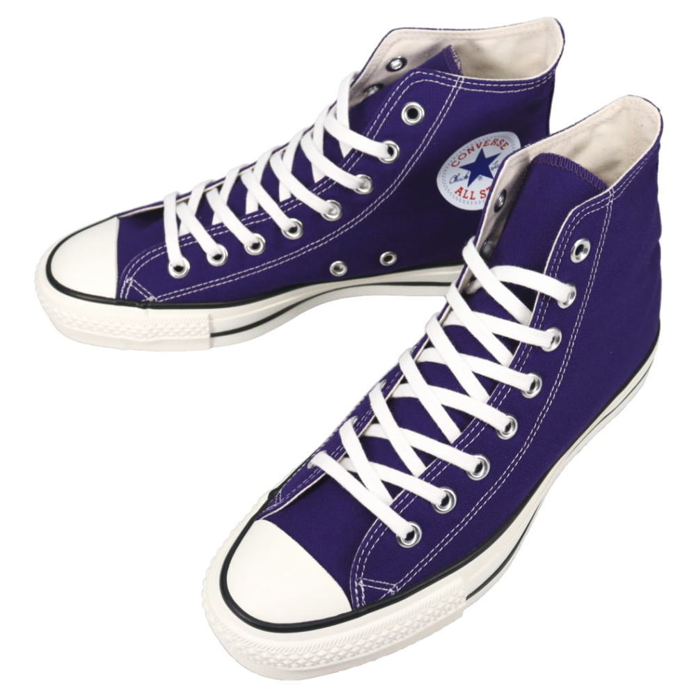 楽天すにーかー倉庫【最大100％ポイントバック 6/1-6/30限定※要エントリー】コンバース CONVERSE スニーカー キャンバス オールスター ジャパン ハイ CANVAS ALL STAR J HI パープル【GIOJ】