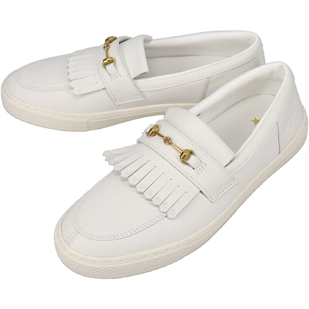 コンバース CONVERSE スニーカー オールスター クップ GB ローファー ALL STAR COUPE GB LOAFER オフホワイト/ゴールド 【GJOH】