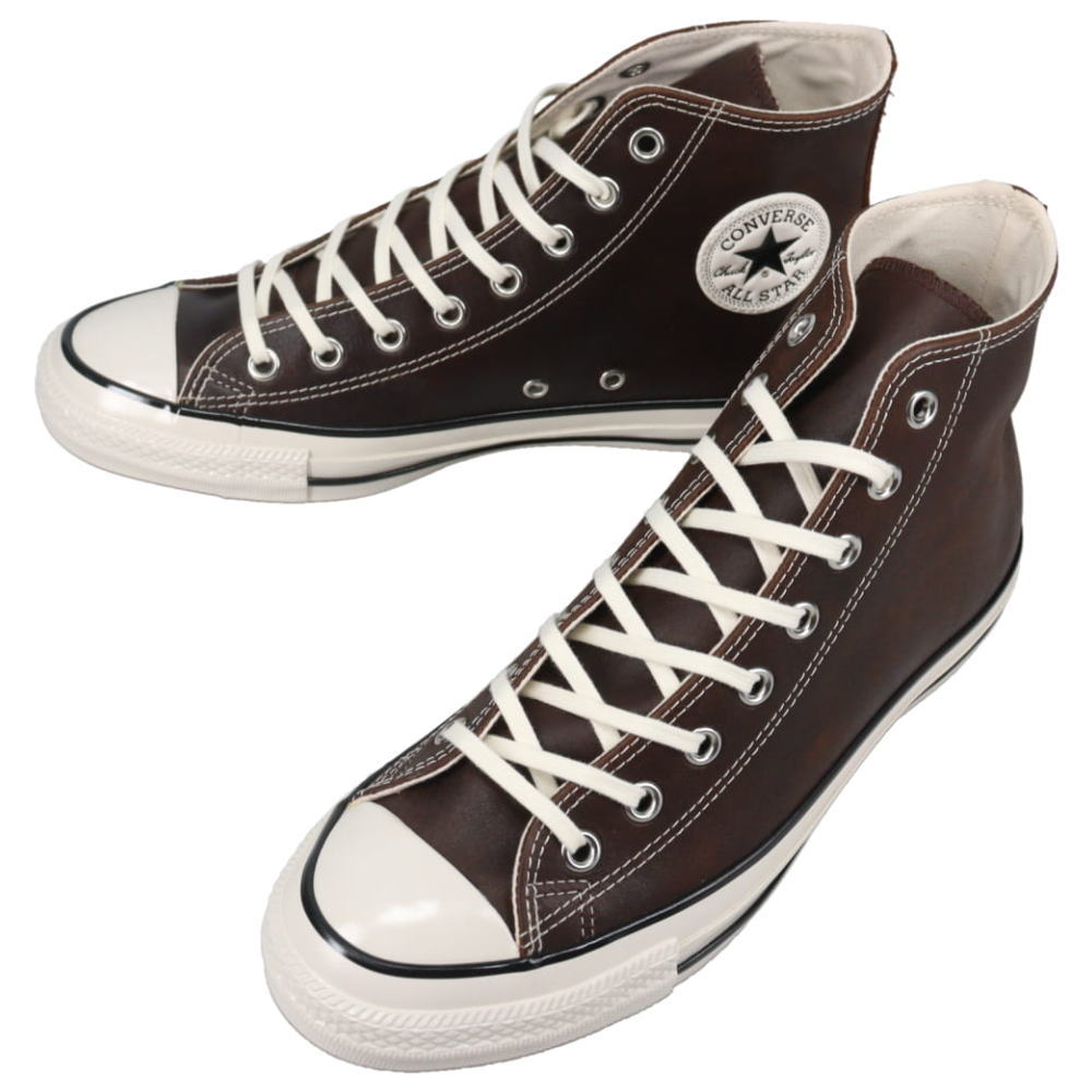 【最大全額ポイント還元※要エントリー】コンバース CONVERSE スニーカー オールスター エイジド ワックスドレザー HI ALL STAR AGED WAXEDLEATHER HI アンティークブラウン 1SE700【GJON】