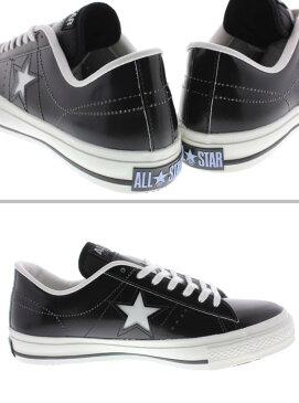 【靴ひも通しサービス実施中】定番 日本製 コンバース CONVERSE ワンスター J ONE STAR J ブラック/ホワイト MADE IN JAPAN