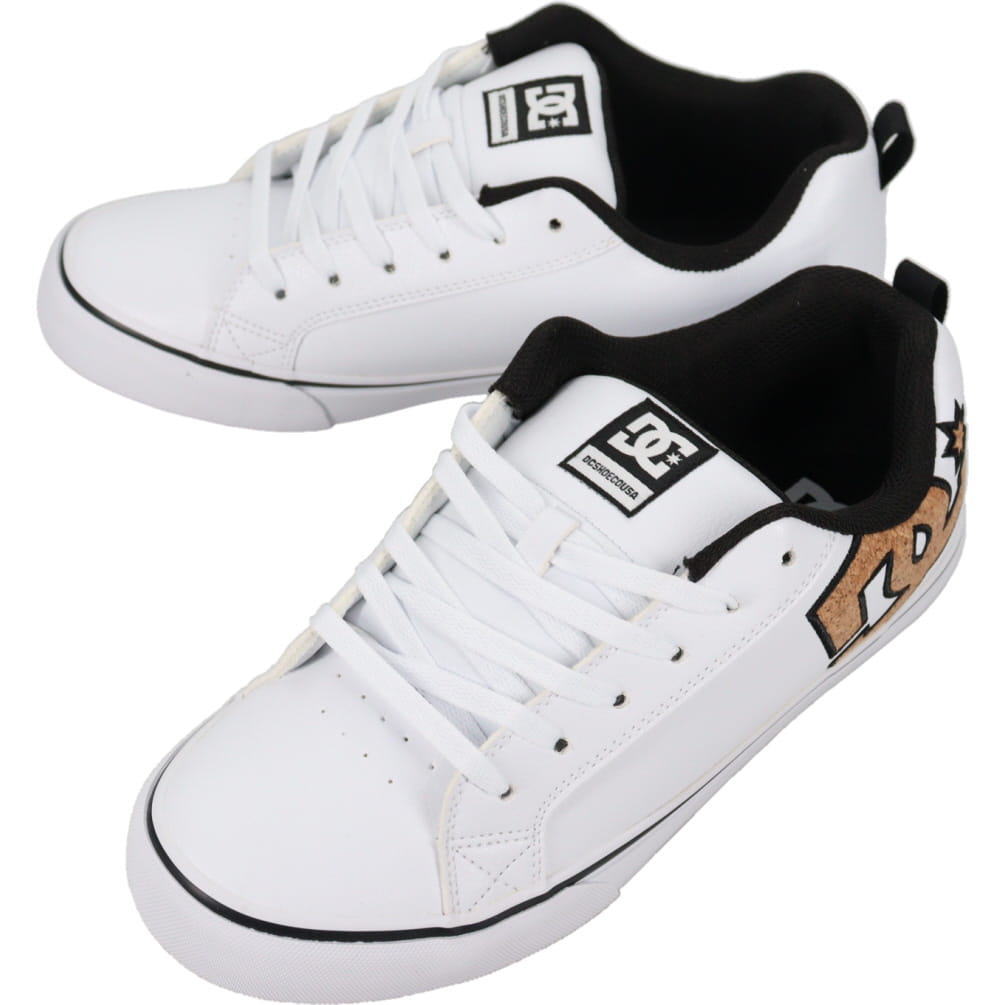 4月限定！最大全額ポイント還元※要エントリー ディーシーシューズ DC SHOES スニーカー コート バルク SE SN COURT VULC SE SN ホワイト/コルク DM262305 WCR 【GKOH】
