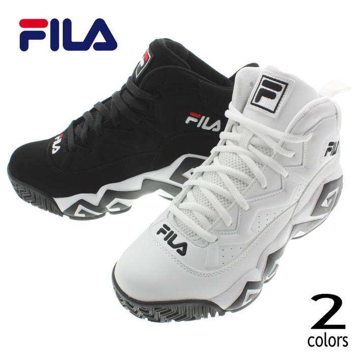 定番 フィラ FILA スニーカー マッシュバーン MB FHE102 005(ホワイト) 001(ブラック)