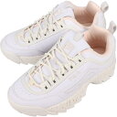 フィラ FILA スニーカー ディスラプター 2 スプラッシュ Disruptor 2 Splash ホワイト/ベージュ/ピンク USS23009 121 厚底 