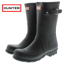 定番 ハンター HUNTER メンズ オリジナル ショート MENS ORIGINAL SHORT ブラック MFS9000RMA-BLK【FKON】