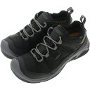 キーン KEEN ハイキングシューズ サーカディア ウォータープルーフ CIRCADIA WP ブラック/スティールグレー Black/Steel Grey 1026775 防水  