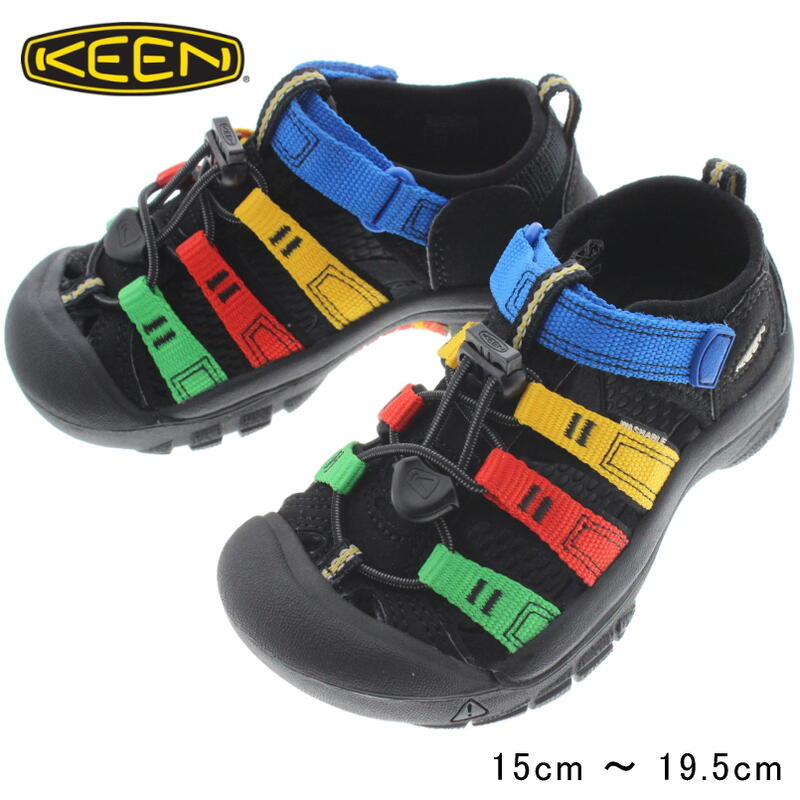 子供 キーン KEEN サンダル ニューポート エイチツー NEWPORT H2 マルチ/ブラック (CHILDREN) 1022835【GOOG】