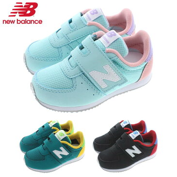 子供 ニューバランス New balance スニーカー IV220 ブラック/レッド(BR2) グリーン/イエロー(GY2) ライトブルー/ピンク(LB2)【GOOH】