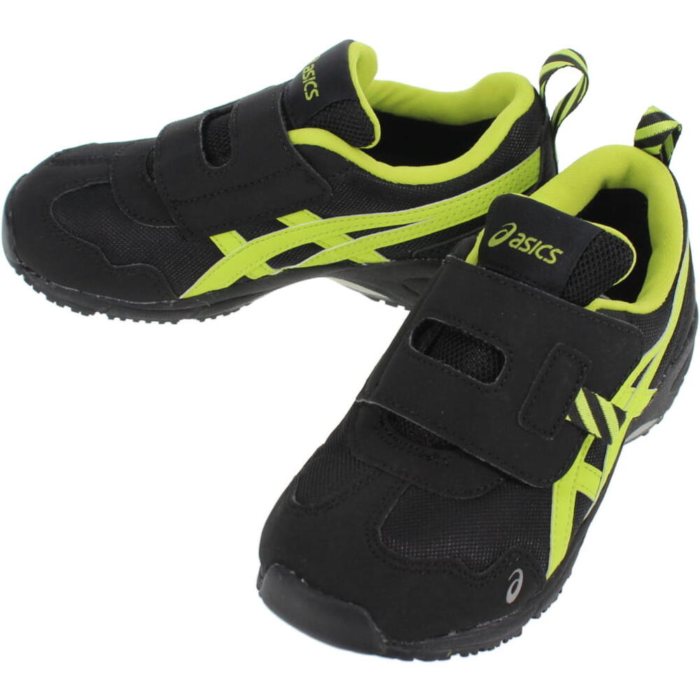 子供 アシックス asics 防水スニーカー ACランナー ミニ ゴアテックス 2 AC.RUNNERMINI G-TX 2 1144A044 ブラック/ライム 001 ［T］【GFOF】