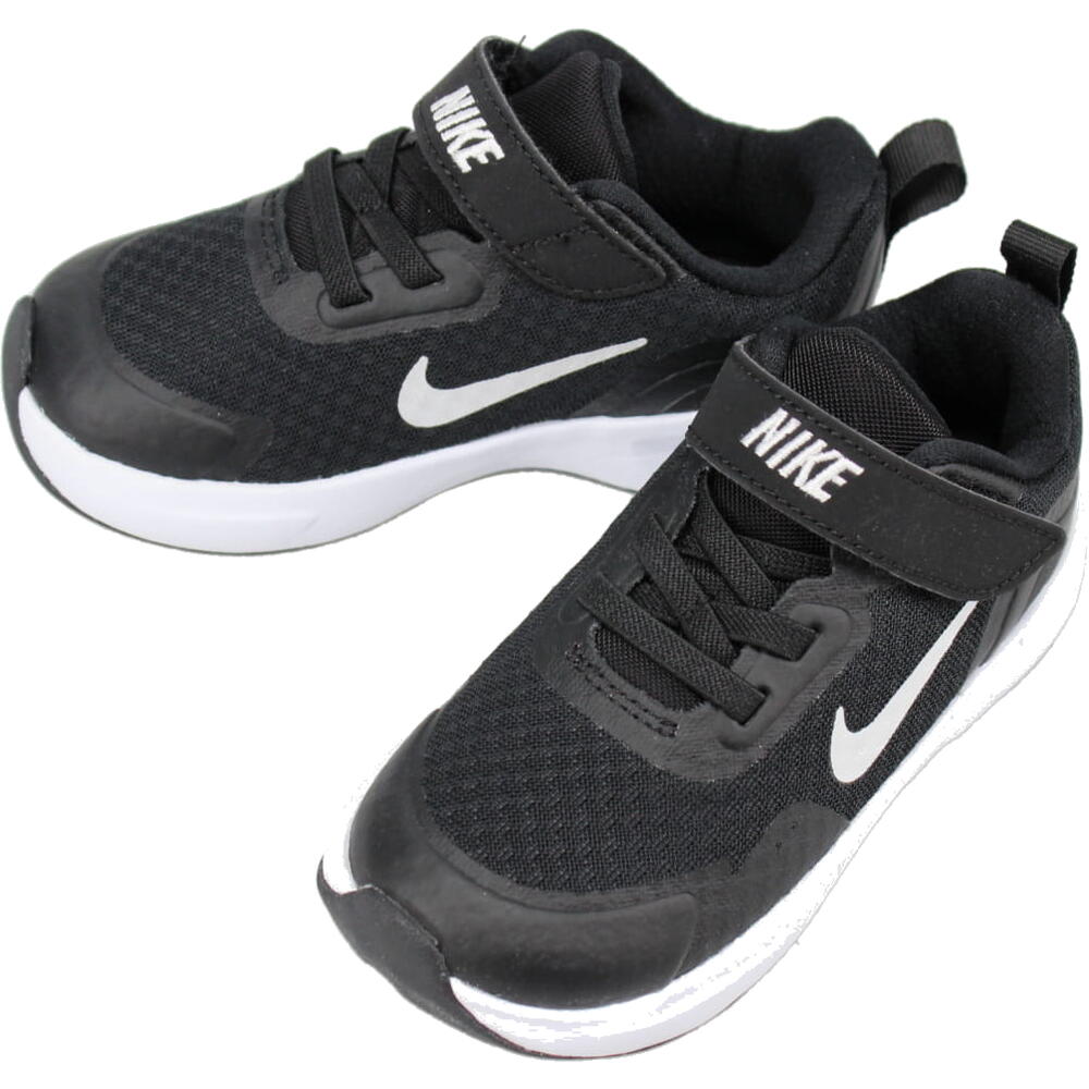 子供 ナイキ NIKE スニーカー ウェアオールデイ WEARALLDAY (TD) ブラック/ホワイト CJ3818 002【GFON】 QQ