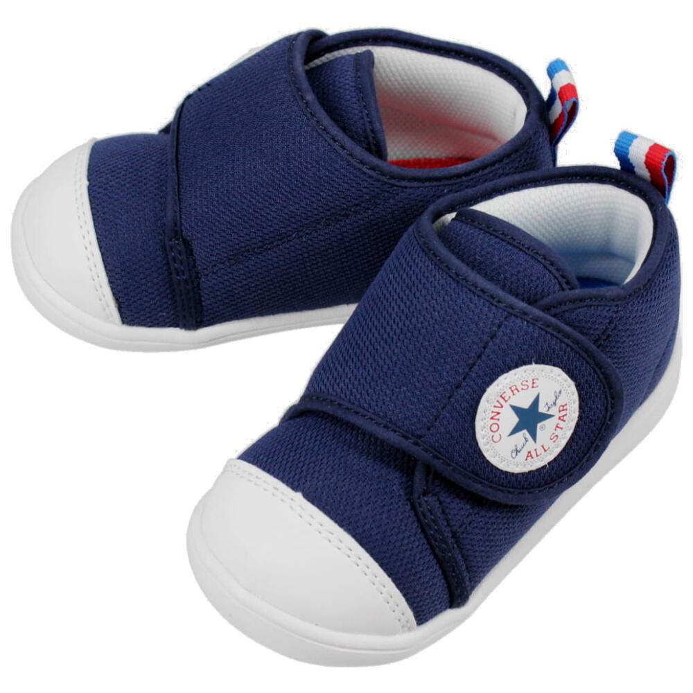 子供 コンバース CONVERSE スニーカー ベビー オールスター ライト GF V-1 BABY ALL STAR LIGHT GF V-1 ネイビー