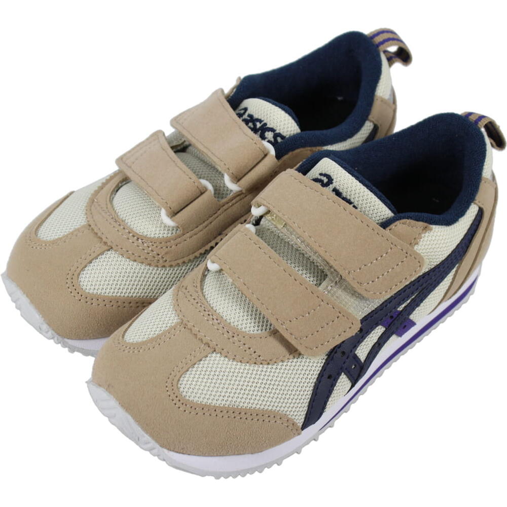 定番 子供 アシックス asics スニーカー アイダホ ミニ 4 IDAHO MINI 4 ベージュ/ネイビー 1144A236-200【GGOI】