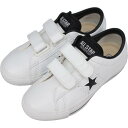 子供 コンバース スニーカー キッズ ワンスター ブイツー オックス ホワイト/ブラック CONVERSE KID 039 S ONE STAR V-2 OX WHITE/BLACK 3SC996【GGOJ】