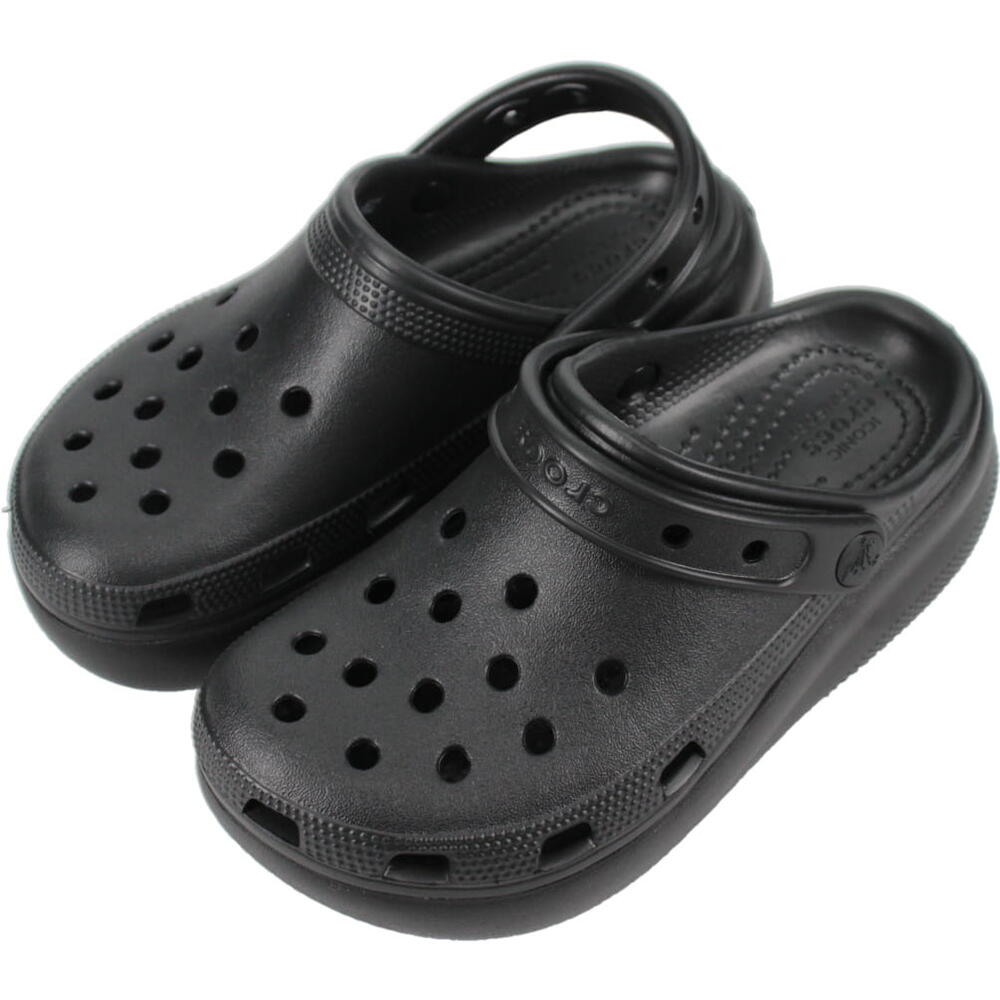 子供 クロックス crocs サンダル キッズ クラシック クロックス キューティー クロッグ KIDS' CLASSIC CROCS CUTIE CLOG ブラック 207708 001【GGOJ】