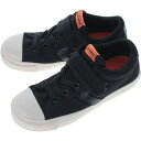 子供 コンバース CONVERSE スニーカー キッズ ブレイクスター SK V-1 OX KIDS BREAKSTAR SK V-1 OX ブラック/オレンジ 3SD129 