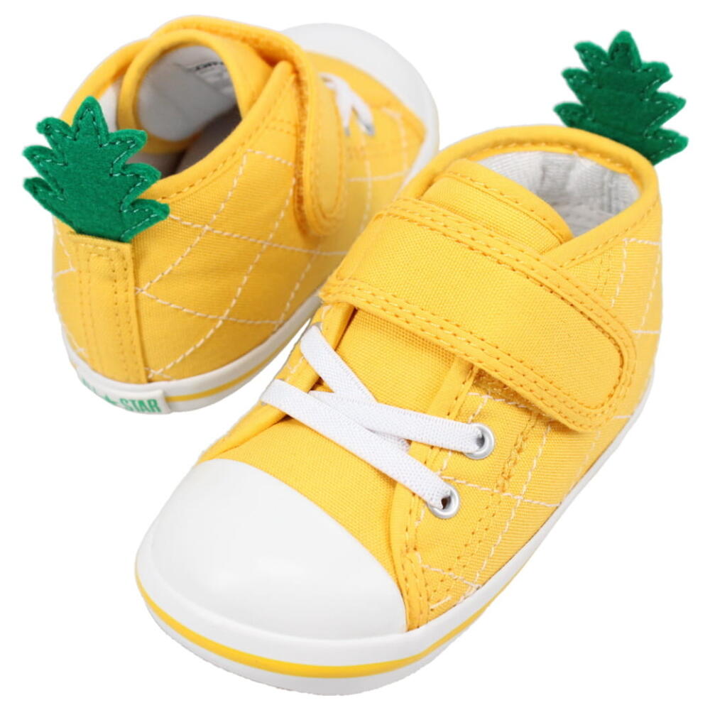 子供 コンバース CONVERSE スニーカー ベビー オールスター N フルーティー V-1 BABY ALL STAR N FRUITY V-1 パイナップル 7SD465 12cm～15cm 