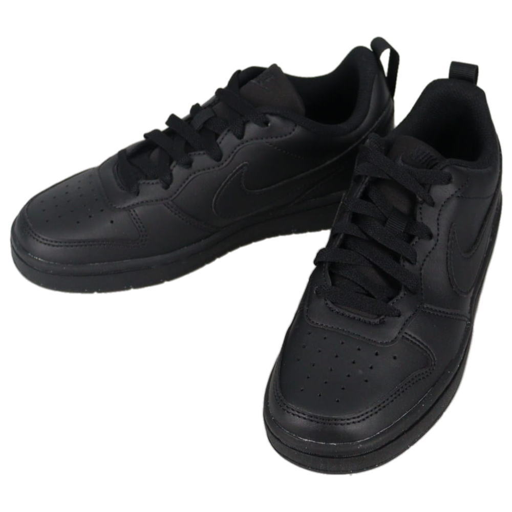子供 ナイキ NIKE スニーカー ナイキ コート ボロー LOW リクラフト ブラック/ブラック/ブラック DV5456 002【GIOM】