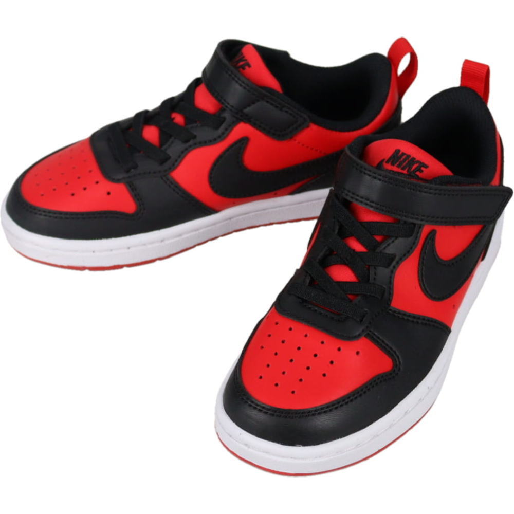 子供 ナイキ NIKE スニーカー ナイキ コート ボロー LOW リクラフト ユニバーシティレッド/ホワイト/ブラック DV5457 600【GIOM】