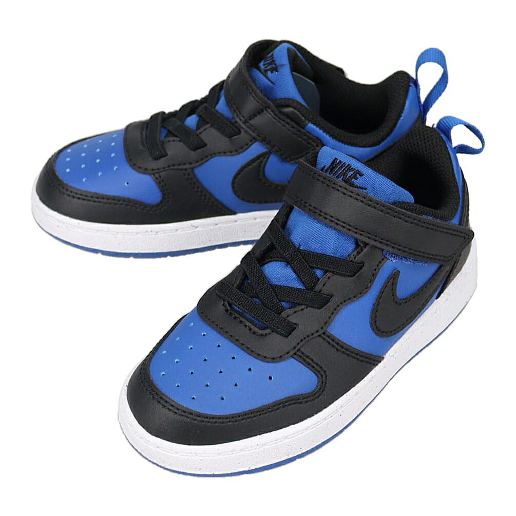 ナイキ NIKE スニーカー ナイキ コート ボロー ロー リクラフト TD COURT BOROUGH LOW RECRAFT TD ゲームロイヤル/ブラック...