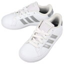 【最大100%ポイントバック 5/1-5/31限定※要エントリー】子供アディダス adidas スニーカー グランドコート ライフスタイル テニス レースアップ...