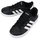 【最大100%ポイントバック 5/1-5/31限定※要エントリー】子供 アディダス adidas スニーカー グランドコート ライフスタイル テニス レースアッ...