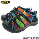 【最大100%ポイントバック 5/1-5/31限定※要エントリー】定番 子供 キーン KEEN サンダル ニューポート H2 NEWPORT H2 レインボータ...