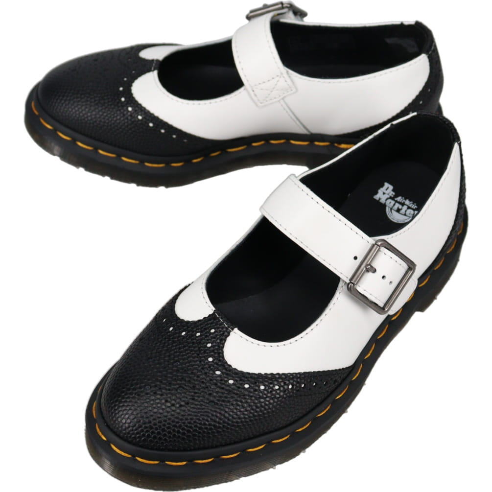 Rakuten - 4月限定！最大全額ポイント還元※要エントリー ドクターマーチン Dr.Martens メリージェーン BW MARY JANE BW ブラック/ホワイト 42345001 【GKOH】