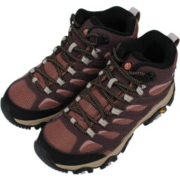 定番 レディース メレル MERRELL モアブ3 シンセティック ミッド ゴアテックス MOAB 3 SYN MID GORE-TEX BURGUNDY/BURLWOOD バーガンディ/バールウッド J500184 防水 ブーツ アウトドア キャンプ ビブラム 【GGFO】