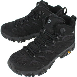 メレル MERRELL メンズ モアブ3 シンセティック ミッド ゴアテックス MOAB 3 SYN MID GORE-TEX TRIPLE BLACK トリプル ブラック J500249 防水 ブーツ アウトドア キャンプ ビブラム 【GGFO】