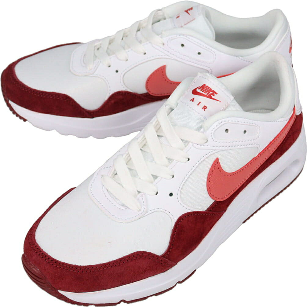 Rakuten - 5月限定！最大全額ポイント還元※要エントリー ナイキ NIKE スニーカー ナイキ エア マックス SC WMNS AIR MAX SC ホワイト/アドービ/チームレッド FJ3242 100【GKOG】